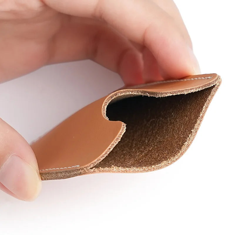 Slim Genuine Leather Card Holder – Ultra-Thin Cowhide Wallet