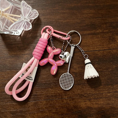 Gym Barbell Fitness Keychain – Silicone Weight Plate Charm