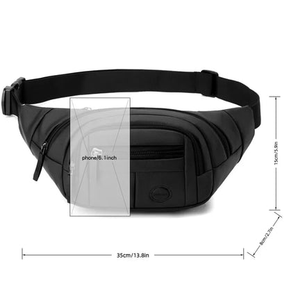 Men's Multi-Pocket Chest Bag & Waist Pack