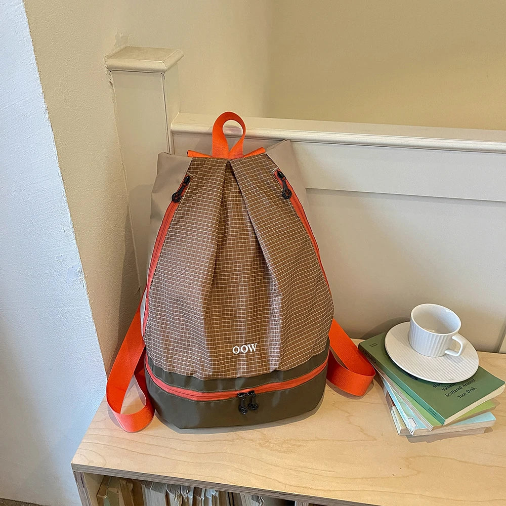 Large Capacity Gym Backpack with Shoe Compartment