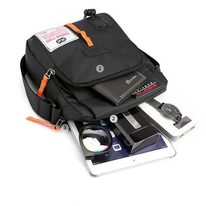 Men's Waterproof Crossbody Messenger Bag