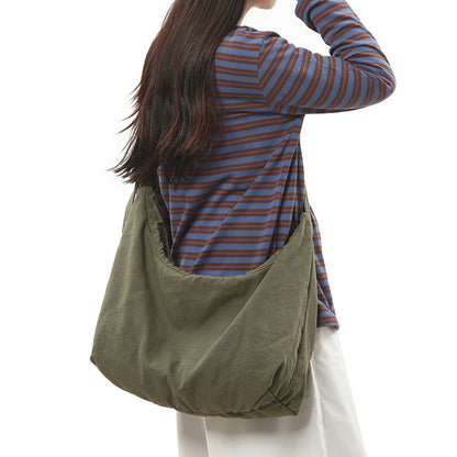 Canvas Shoulder Bag – Large Capacity Women's Crossbody