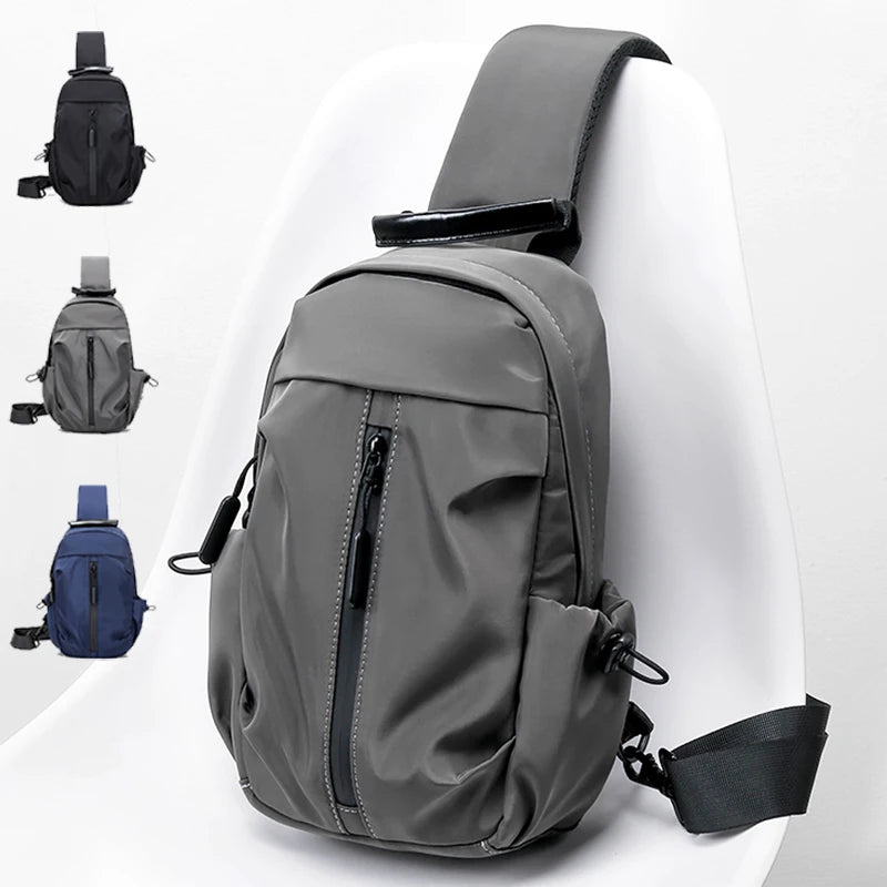 Men's Sling Chest Bag – Water-Resistant Crossbody Pack