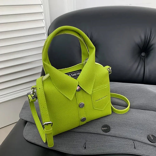 PU Leather Crossbody Bag for Women – Compact Square Handbag