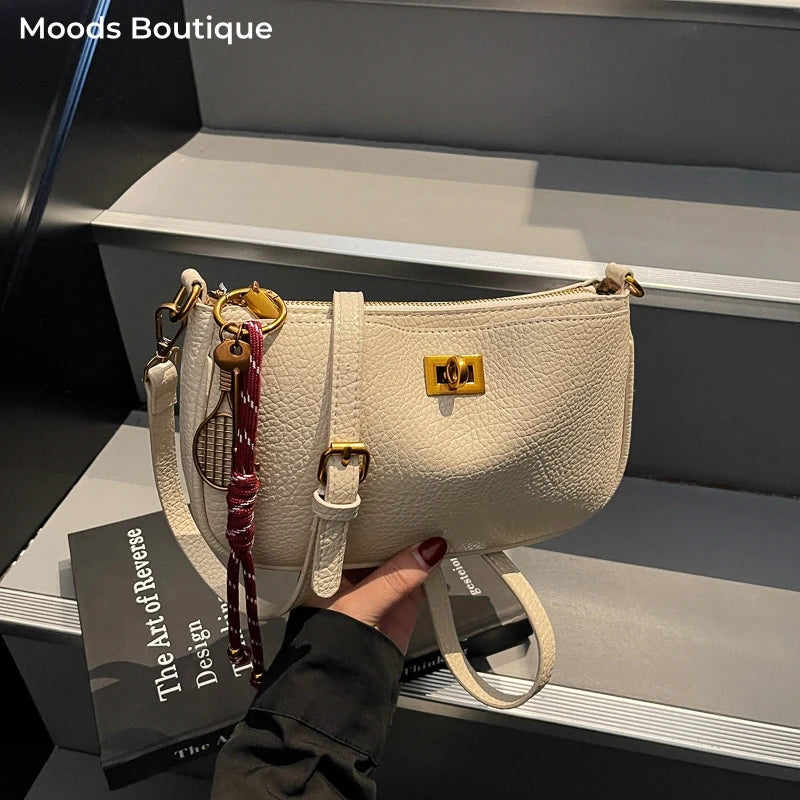 Moods Branded Luxury Underarm Shoulder Bags Women Locker Crossbody Satchel Pendant Summer Latest