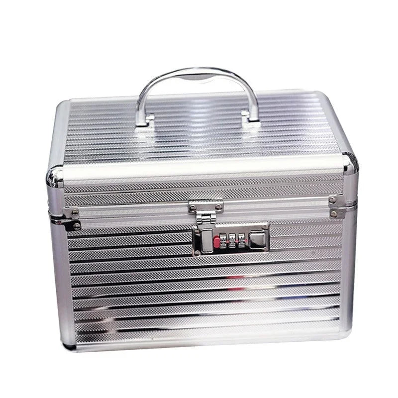 Professional Aluminum Makeup Case with Combination Lock