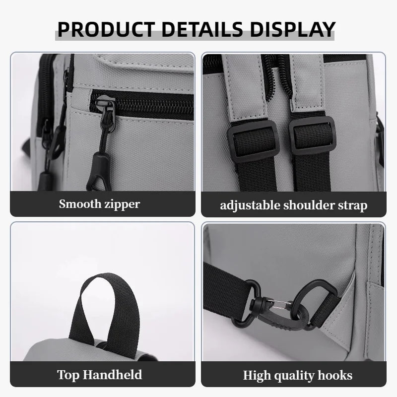 Crossbody Sling Bag for Men – Multi-Pocket Chest Pack