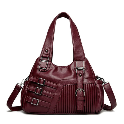 Luxury Leather Women's Shoulder Bag – Designer Hobo Handbag