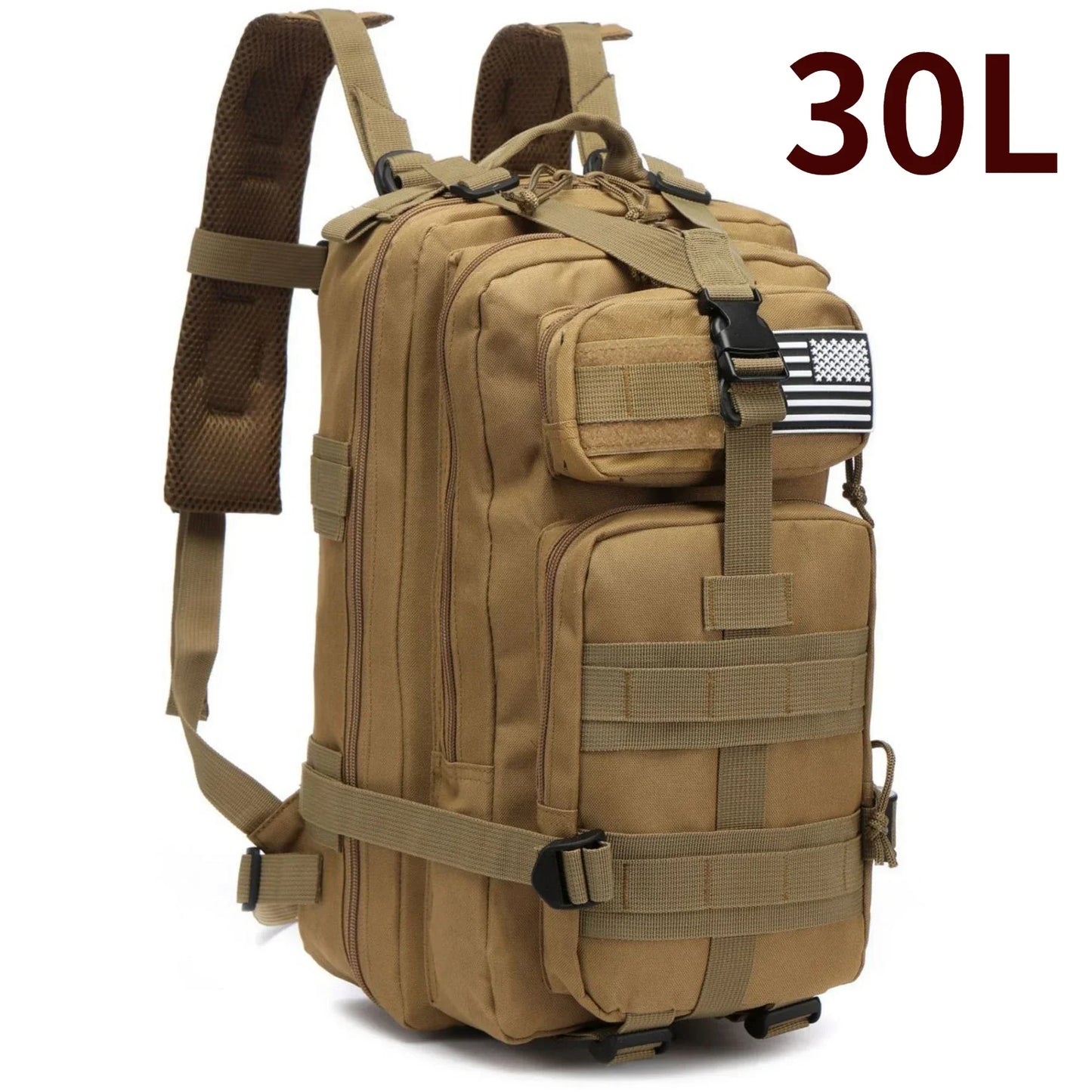 50L Tactical Backpack – Waterproof 1000D Nylon Hunting & Hiking Rucksack
