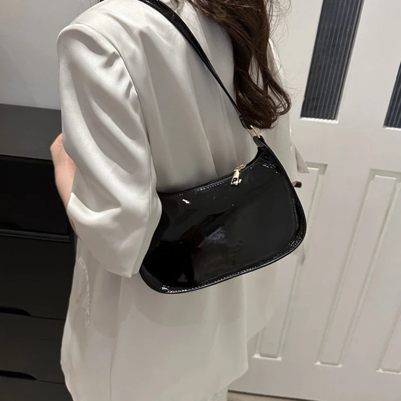 Hobo Shoulder Bag – Women's Retro PU Leather Underarm Purse