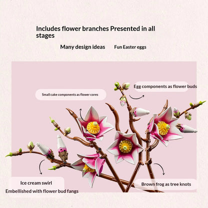 LEGO 11510 Magnolia Branch Bouquet Flower Building Set
