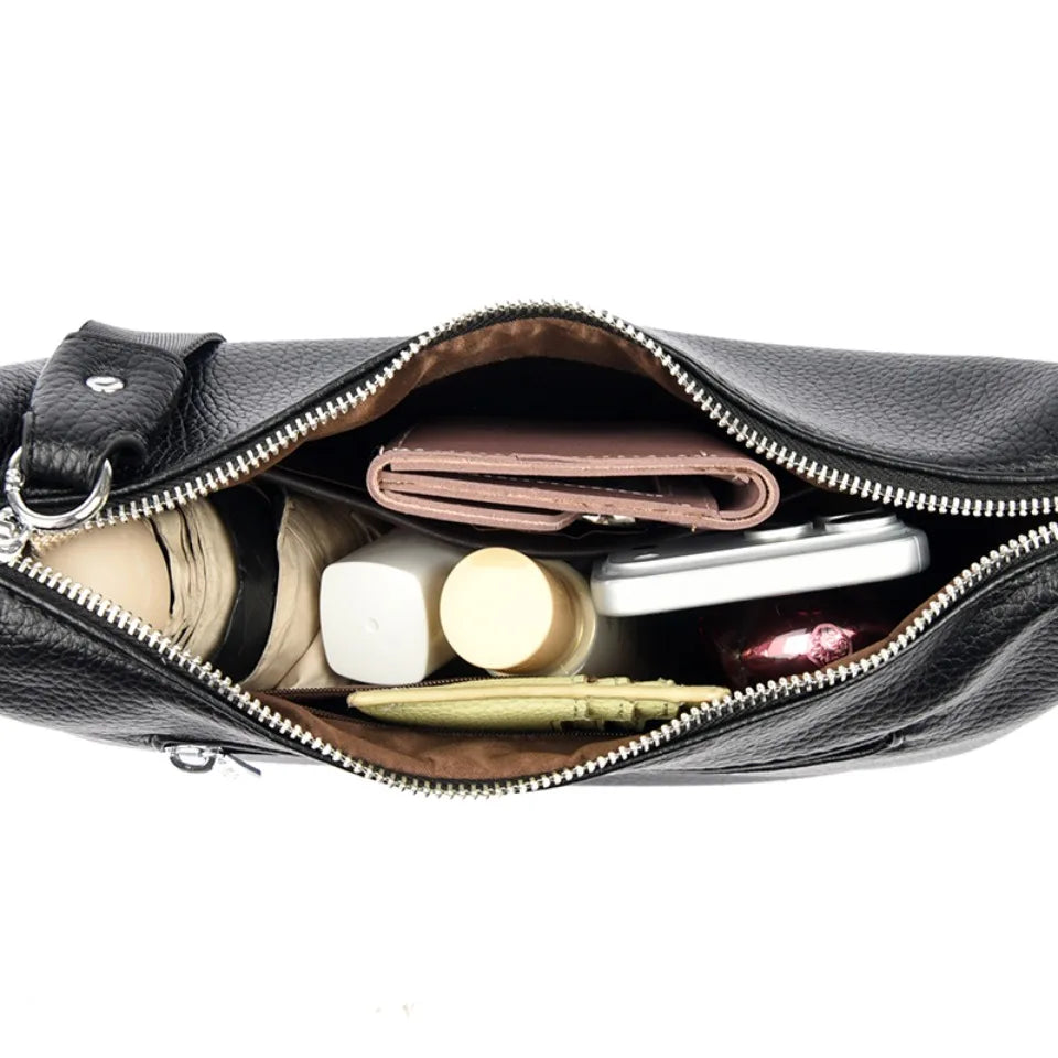 Dumpling Shoulder Bag for Women – Soft PU Leather Commuter Purse