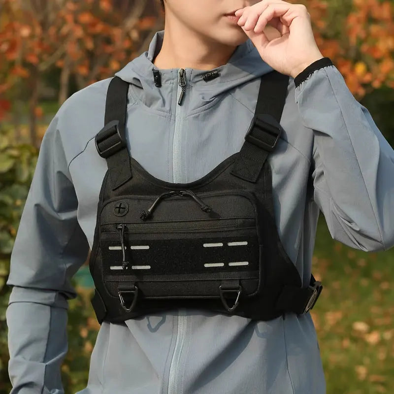 Tactical Chest Bag – Men's Outdoor Running Vest Pack