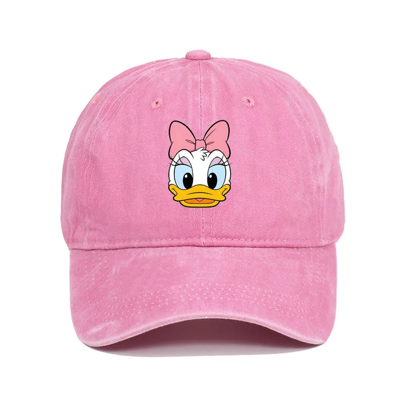 Cartoon Character Baseball Cap – Vintage Washed Unisex Hat