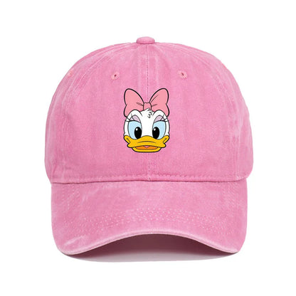 Cartoon Character Baseball Cap – Vintage Washed Unisex Hat