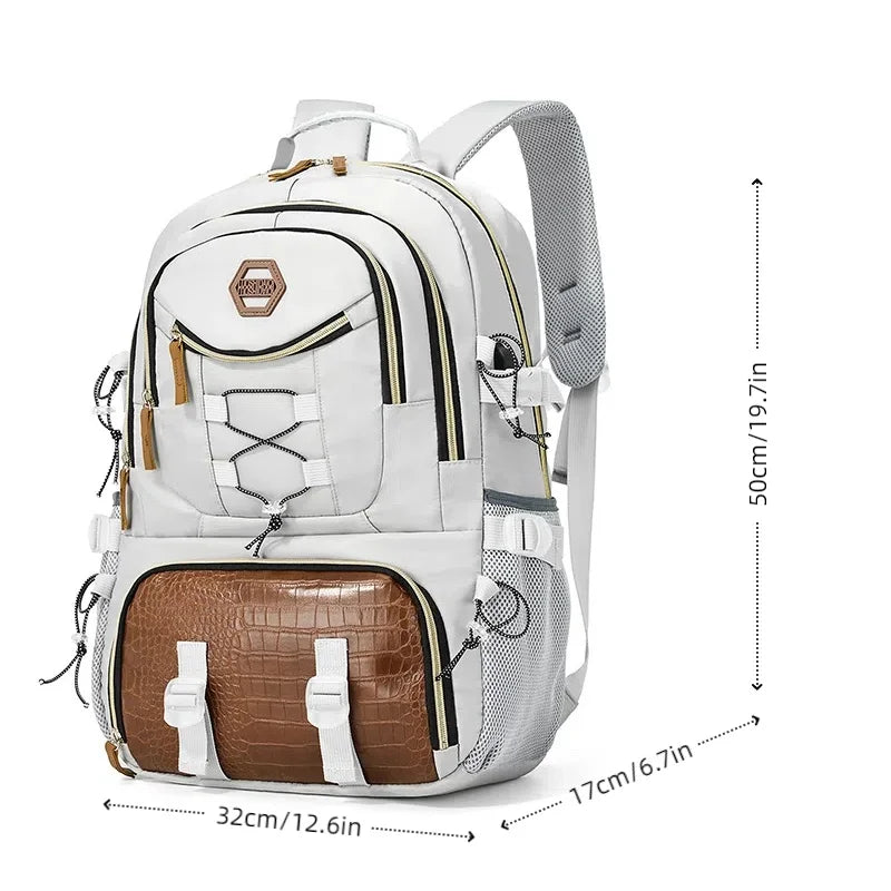 Men's Hiking Backpack with Shoe Compartment & Large Capacity
