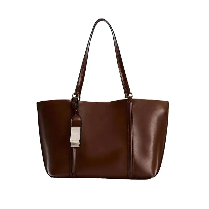 Large Capacity Luxury PU Leather Tote Bag for Women
