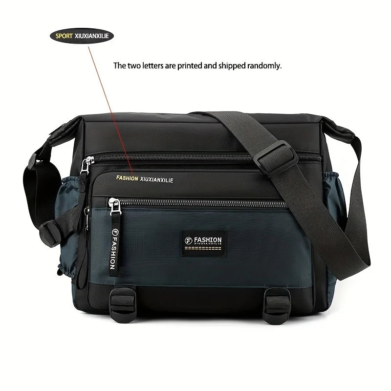 Men's Crossbody Messenger Bag Lightweight Nylon