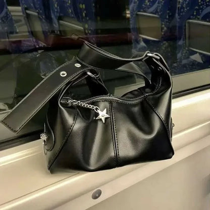 Gothic Star Crossbody Bag – Y2K Harajuku Shoulder Handbag
