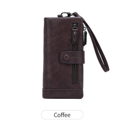 RFID Blocking Long Wallet – Women's Large Capacity Trifold Purse
