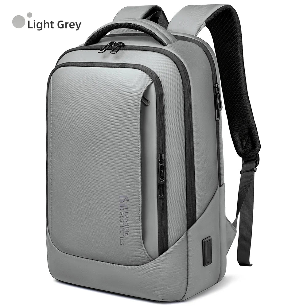 Laptop Backpack for Men, Waterproof Travel Bag with USB Charging Port