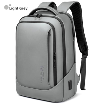 Laptop Backpack for Men, Waterproof Travel Bag with USB Charging Port