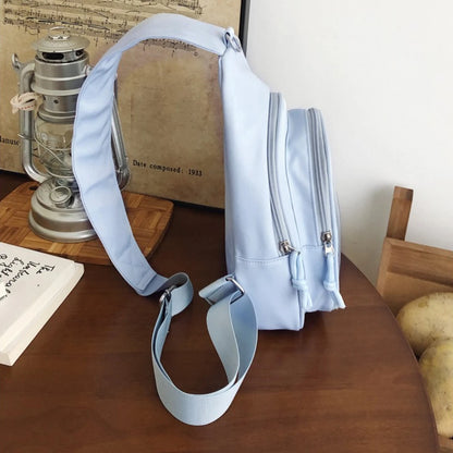 Kawaii Ita Sling Bag – Nylon Crossbody with Display Window