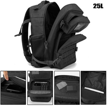 Tactical Hiking Backpack 25L 45L – Camping Fishing Outdoor Bag