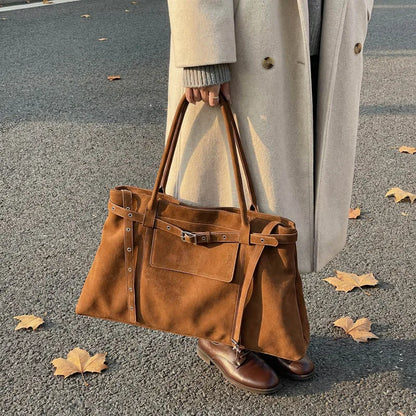 Moods Biker Style Big Shoulder Bags Women Soft Pu Leather Large Capacity Travelling Shopping Totes