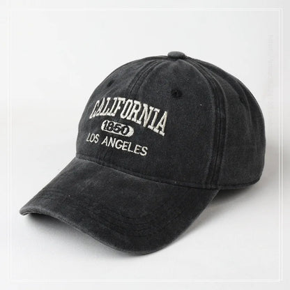California 1850 Embroidered Baseball Cap – Washed Cotton Hat