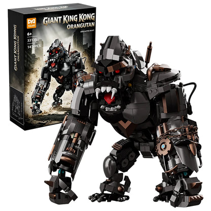 Mecha Gorilla Building Blocks Set – Giant Robotic Ape MOC Kit
