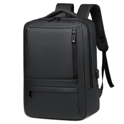 Men's Business Laptop Backpack with USB Charging Port