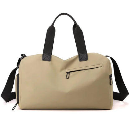 Zipper Large Capacity Oxford Travel Bags Solid Fitness Thickened Fabric Waterproof Luggage Sports
