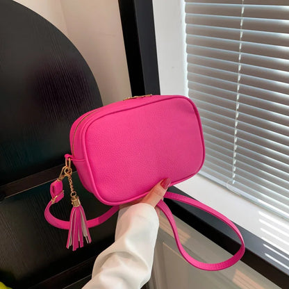 Minimalist Crossbody Bag – Small Square Shoulder Purse