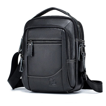 Men's Genuine Leather Shoulder Bag – Crossbody Messenger Bag