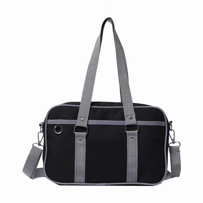 Japanese School Bag PU Leather Tote Handbag Anime Uniform Style