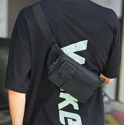 Men's Crossbody Chest Bag – Waterproof Oxford Messenger Bag