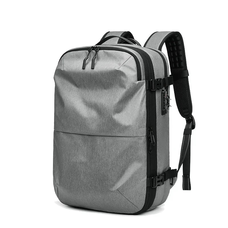 Vacuum Compression Travel Backpack – 17" Laptop, Large Capacity, Business
