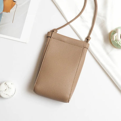 PU Leather Crossbody Phone Purse for Women – Mini Shoulder Bag