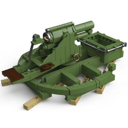 WWII Artillery Cannon Building Blocks Set