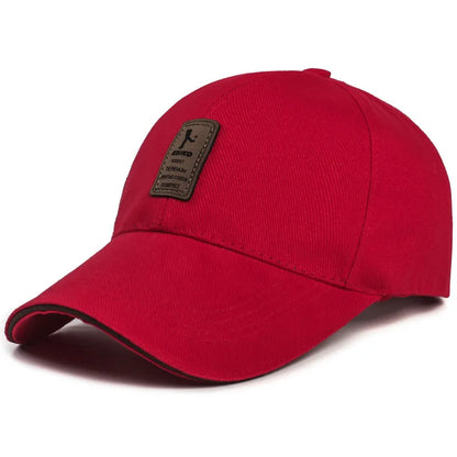 Structured Cotton Baseball Cap – Unisex Adjustable Snapback Sun Hat