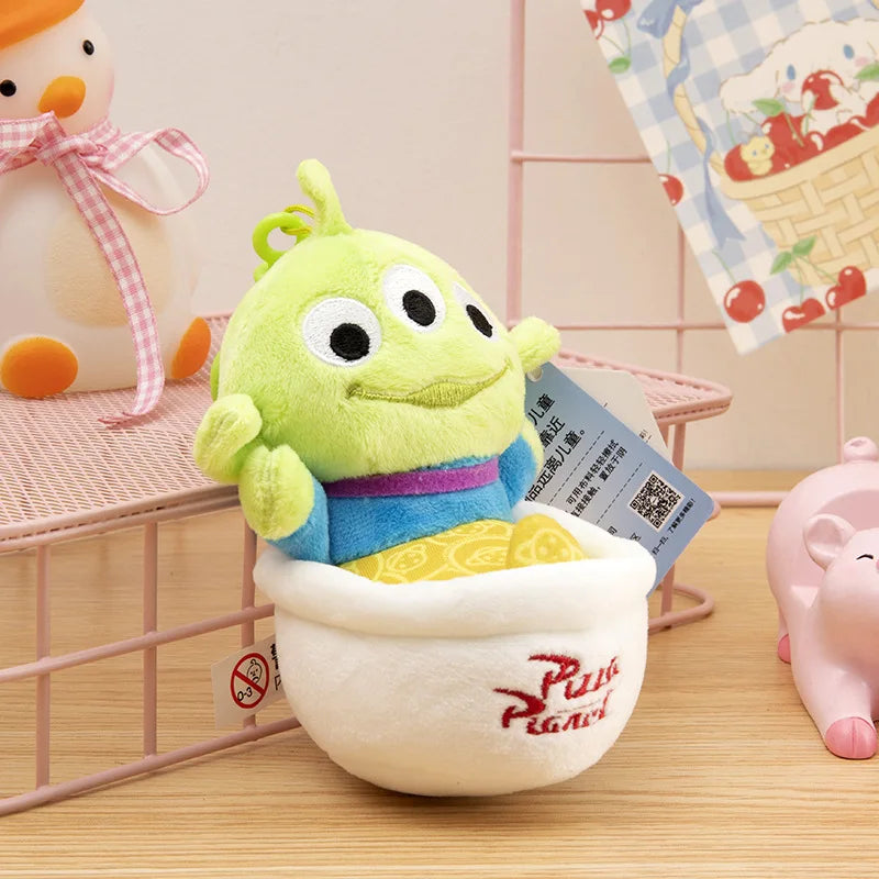 Toy Story Alien Plush Keychain – Disney Cartoon Bag Pendant