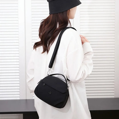 Women's Nylon Crossbody Tote Bag – Waterproof Travel Handbag