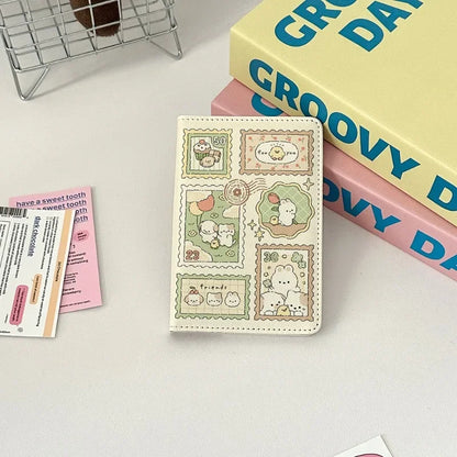 Cute Cartoon PU Leather Passport Cover – Waterproof Travel Holder