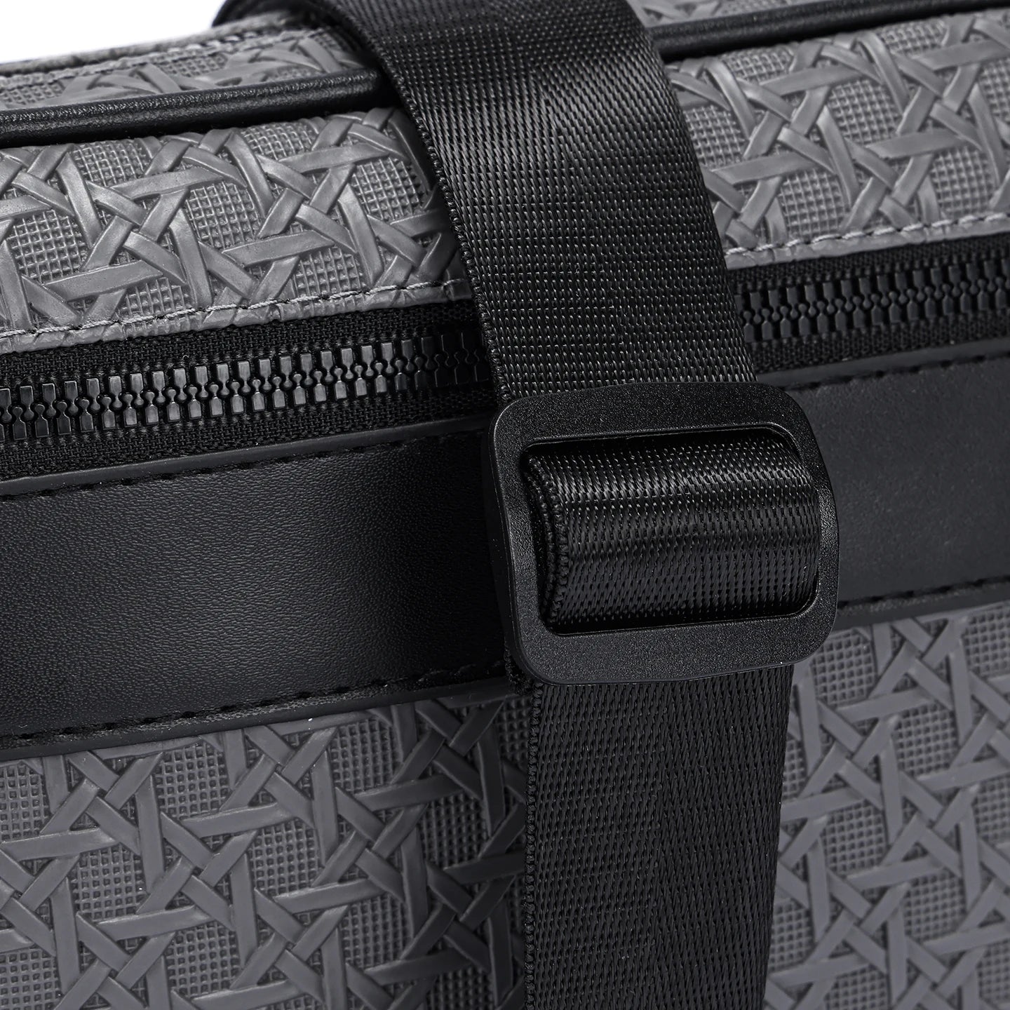 Men's PU Leather Crossbody Bag – Business Shoulder Bag for Work & Travel
