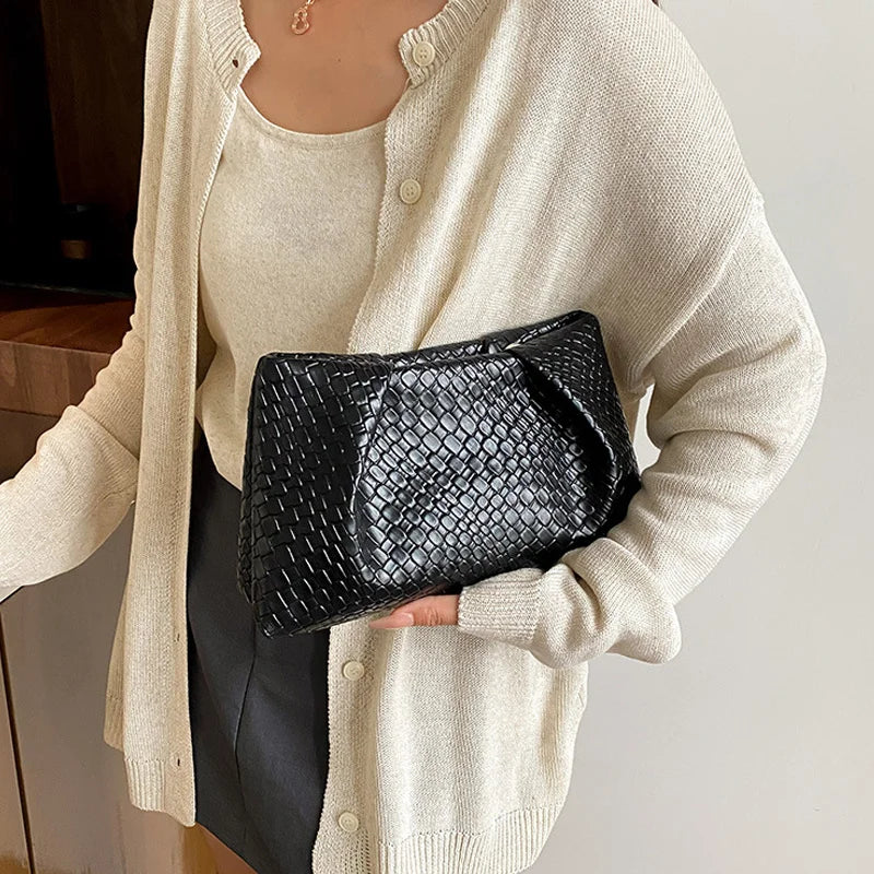 Embossed Clutch Bag for Women – Large Capacity Evening Purse