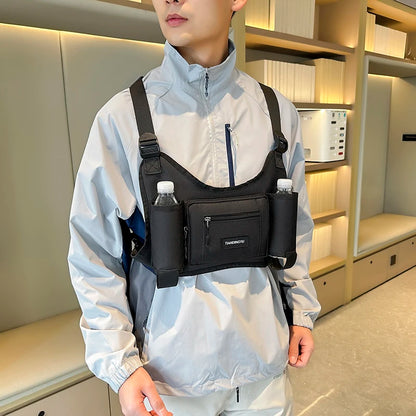 Tactical Chest Rig Bag for Men – Outdoor Vest Pouch for Hiking & Running