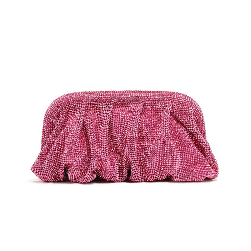 Crystal Evening Clutch Bag – Women's Diamond Party Purse