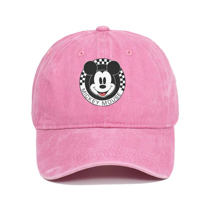 Unisex Mickey Mouse Print Kawaii Baseball Cap Wear Men Women Caps Vintage Trucker Hats Adjustable