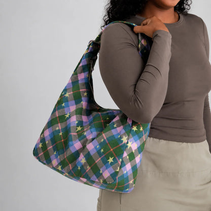 Casual Large Capacity Star Pattern Women Shoulder Bags Designer Nylon Lady Underarm Bag Lightweight